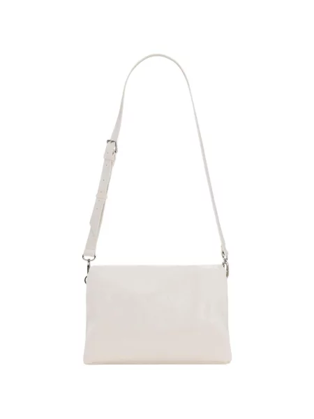 Geanta crossbody Desigual cu autograf bej