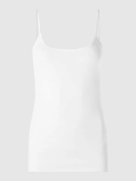 Podkoszulka z bawełny Schiesser biała