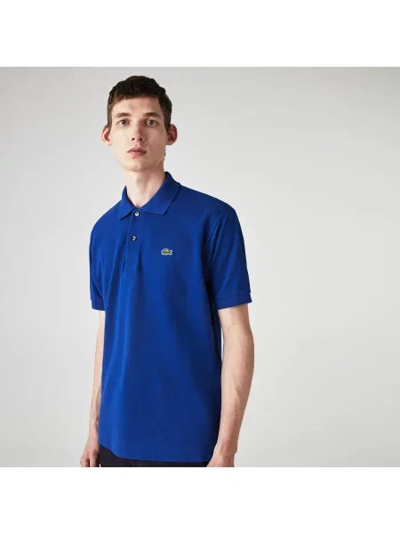 Lacoste поло синє
