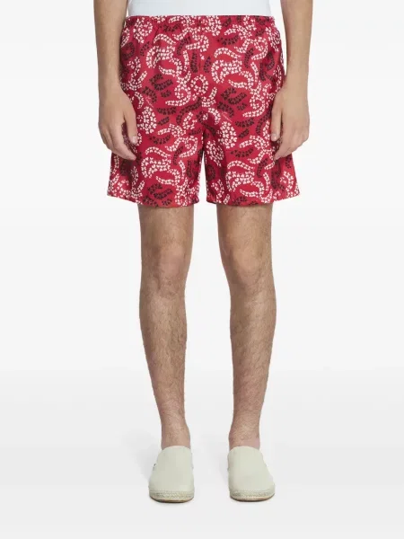 Fürdőruha Lanvin nyomtatás piros