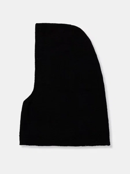 Căciulă Answear.lab de lână cu glugă negru
