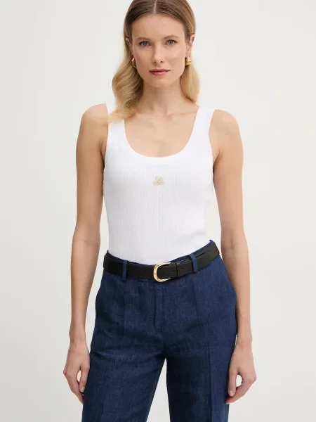 Top Luisa Spagnoli biały
