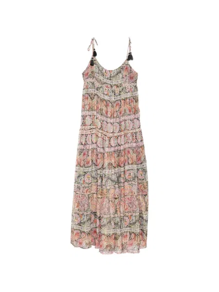 Rochie Rixo cu imagine cu model paisley negru