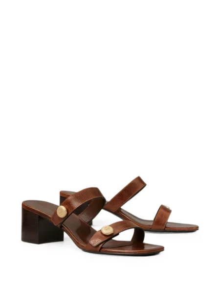 Sandale Tory Burch cu autograf maro