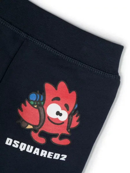 Spodnie dziecięce Dsquared2 niebieskie