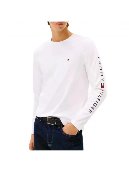Bluza Tommy Hilfiger z logo biała