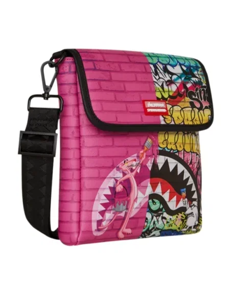 Wielobarwność torebka Sprayground różowa