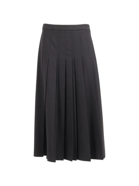 Spódnica plisowana Lorena Antoniazzi do kolan czarna