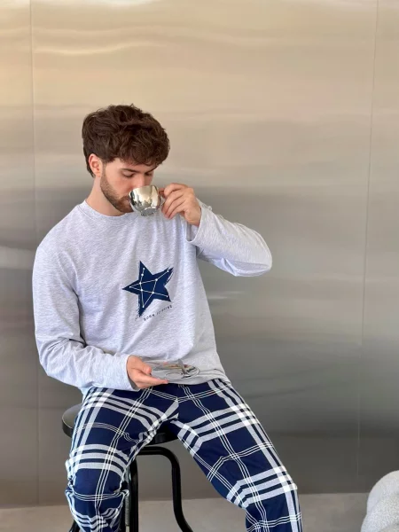 Пижама Cosy серая