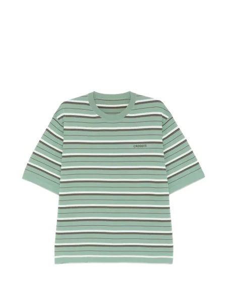 Tričko Croquis s výšivkou zelené