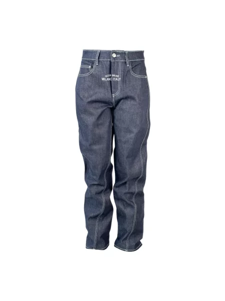 Szerokie jeansy Gcds niebieskie