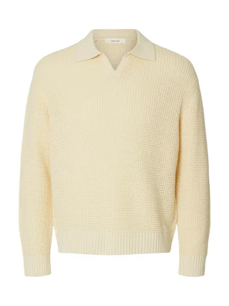SELECTED Pulover SLHDERECK' bej