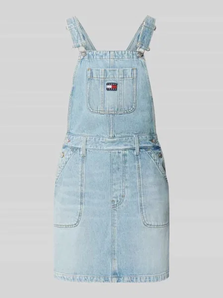 Sukienka jeansowa o lekko rozkloszowanym kroju z czystej bawełny Tommy Jeans