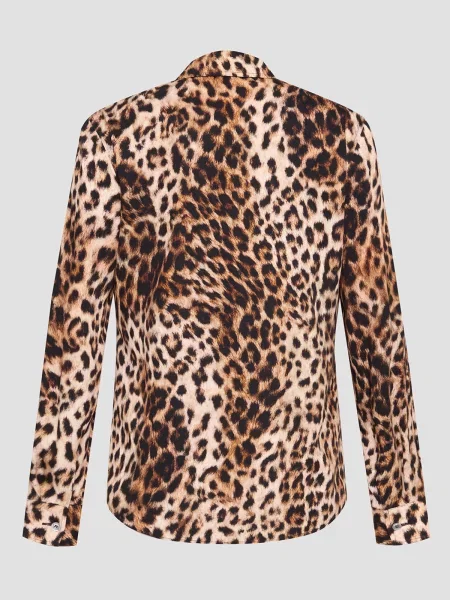 Сорочка повсякденна Moschino коричневий