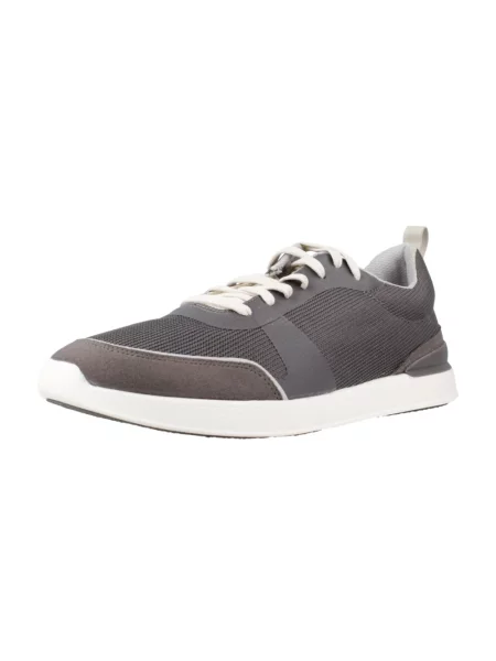 Sneakersy Clarks koronkowe szare