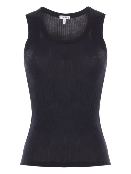Top Loewe cu nervuri negru