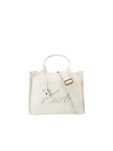 Kurt Geiger Torebki Kobieta ONE SIZE Kurt Embroidered Tote biały