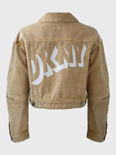 Джинсова куртка Dkny бежева