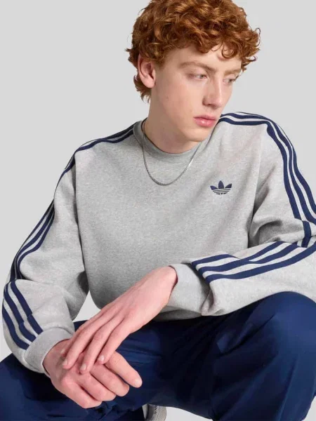 Bluza o kroju relaxed fit z mieszanki bawełny Adidas Originals