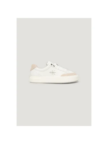 Sneakers Calvin Klein Basket Cupsole Laceup Lth Mix alb