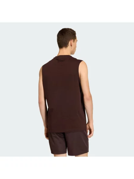 ADIDAS ORIGINALS Tričko Trefoil Essentials čokoládová bílá