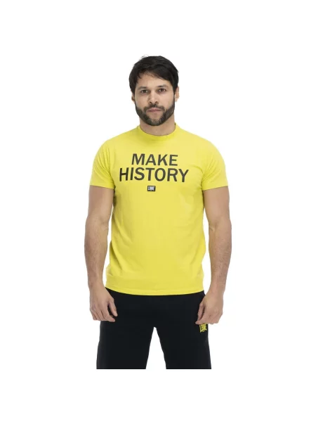Scurt tricou Leone 1947 cu mâneci scurte galben
