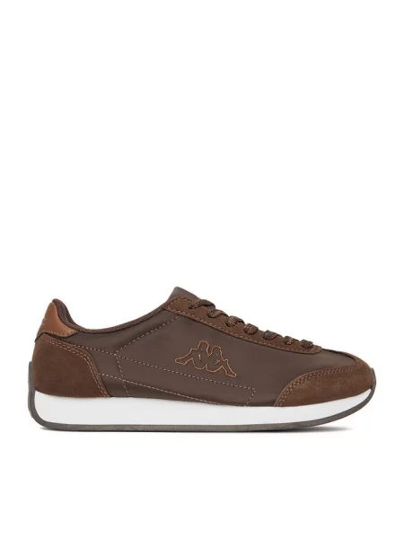 Sneakersy Kappa brązowe