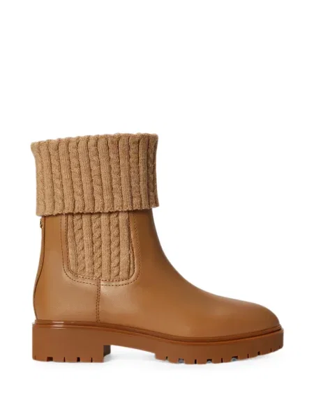 Cizme scurte Lauren Ralph Lauren tricotate