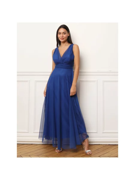 Rochie La Modeuse albastru