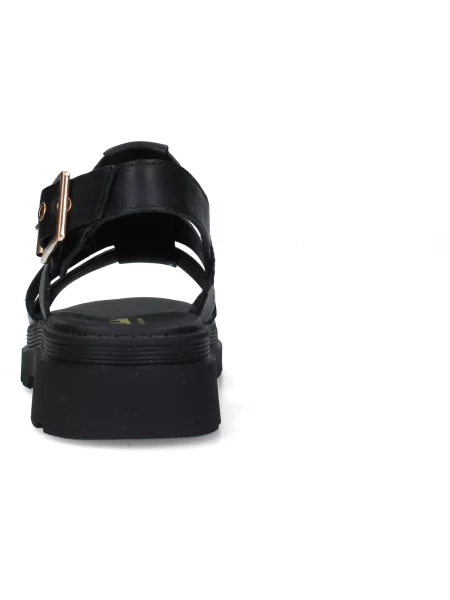 Clarks Sandale Strap negru