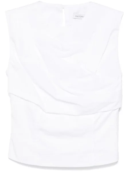 Bluză Viktor & Rolf plisată alb