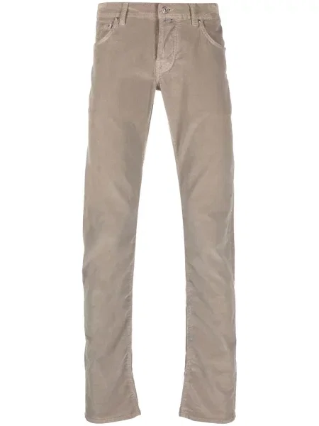Pantaloni Jacob Cohën de catifea cord maro