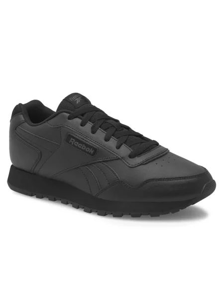 Męskie Skórzane Buty Sportowe Glide czarne