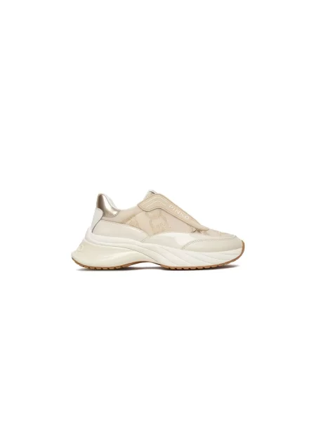 Sneakersy Pinko skórzane beżowe