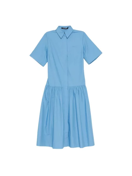 Sukienka koszulowa Karl Lagerfeld niebieska