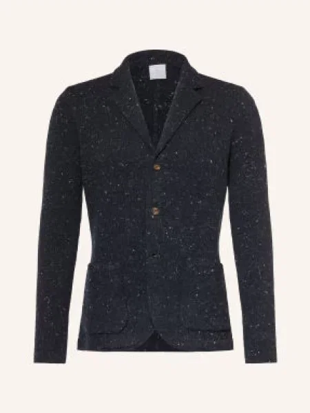 Eleventy Dzianinowa Marynarka O Kroju Extra Slim Fit blau granatowa