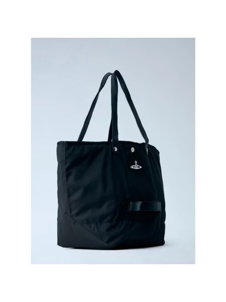 Torba Vivienne Westwood skórzana czarna