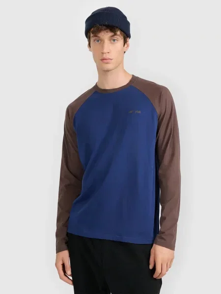 Tricou mânecă lungă 4f albastru