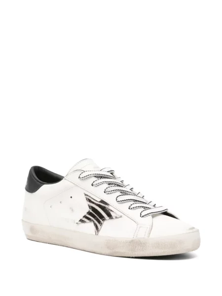 Ζεβρε sneakers Golden Goose Superstar με σχέδιο λευκό