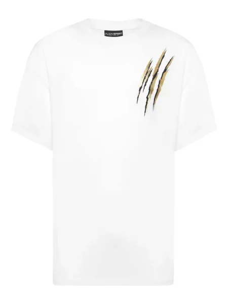 Tricou Plein Sport cu imagine alb