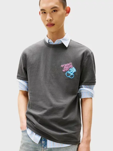 Футболка Tommy Jeans сіра