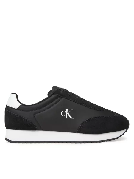 Кросівки Calvin Klein Retro Runner Lace Up Ny-Su Black/Bright White білі