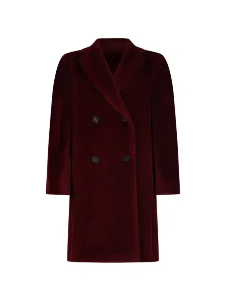 Palton 's Max Mara cu două rânduri de nasturi roșu
