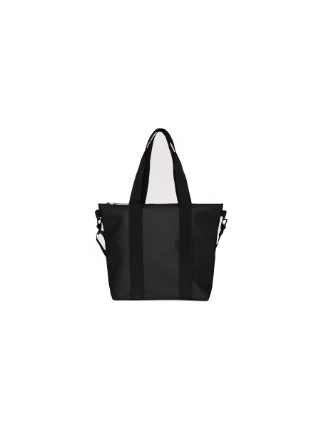 Rains Tote Bag Mini Black Unisex Plecaki i torby Rains Size: One size czarny