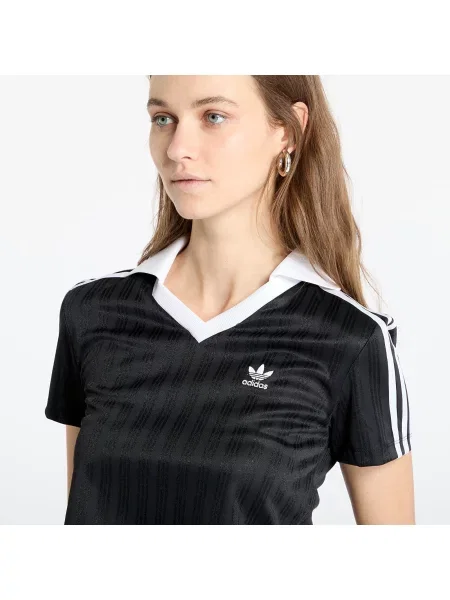Adidas Tričko adicolor Football Jacquard čierna