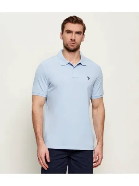 Tricou polo U.s. Polo Assn. clasic albastru