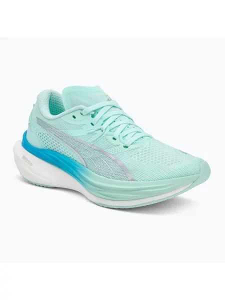 Дамски обувки за бягане PUMA Deviate Nitro 3 mint melt/speed blue синьо