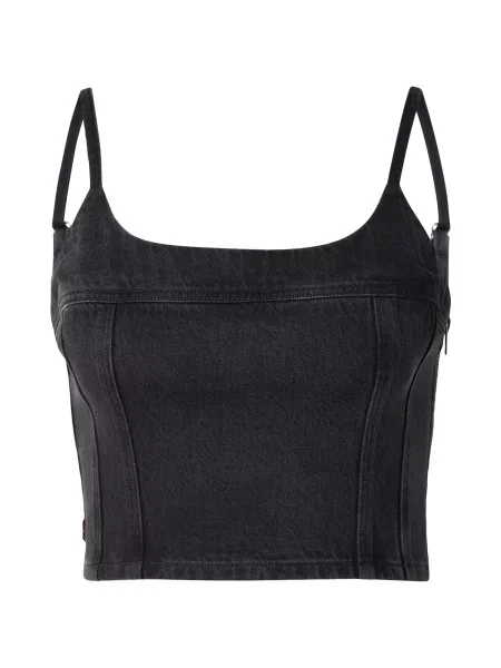 LEVI'S ® Top Jadine Denim Cami Tank Top denim negru