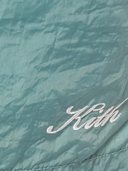 Pantaloni Kith cu broderie albastru