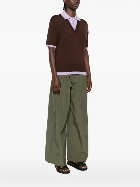 Tricou polo Moncler maro